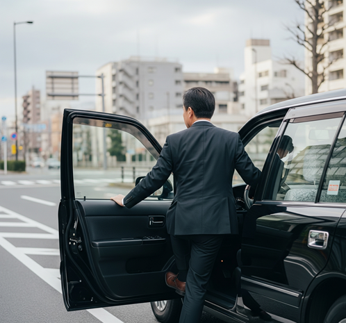 タクシードライバーを目指す男性のイメージ